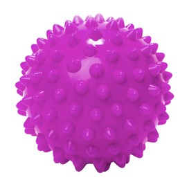 #DoYourSports Hedgehog Ball & Fascia Ball, Massage Ball, 10 cm Diameter, Lacrosse Ball for Neck, Back & Feet with Spike Surface, Ideal for Fascia Training, Acupressure Ball with Nubs, Purple