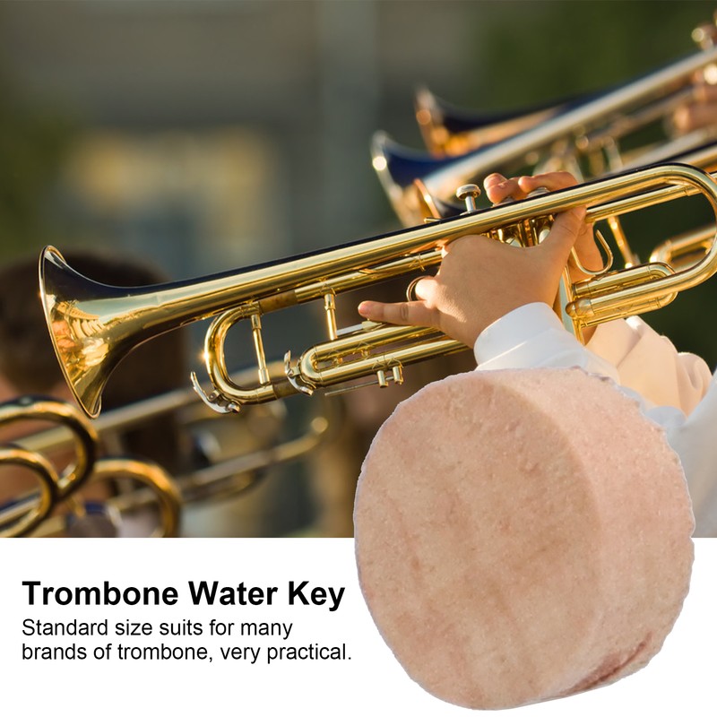 10Pcs Trombone Water Key Spit Valve Cork Pad Instrument Accessory