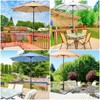 Lifeswell Heavy Duty Deck Railing Umbrella Holder, Adjustable Patio Umbrella
