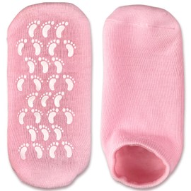 Moisturizing Gel Socks - Soft Gel Lined for Deep Hydration and Repair, Spa Socks to Soften and Revitalize Dry, Cracked Feet, Infused with Essential Oils and Vitamins for Extra Care