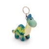 NICI 61570 Dino Snackilus Keyring 11 cm – Blue –