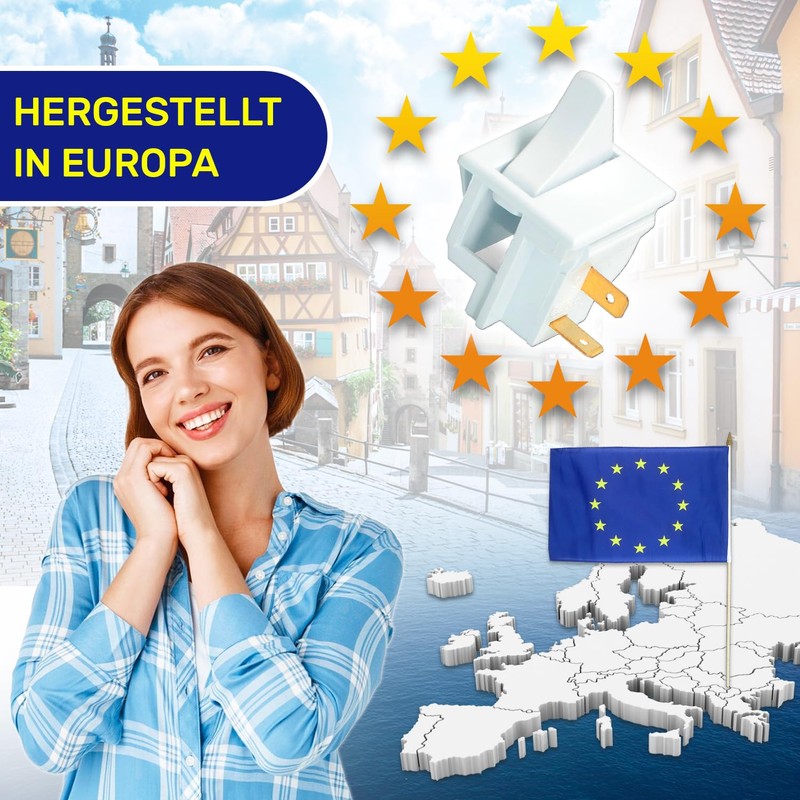 Light Switch for Fridge with Original Code 4094880285 for Beko