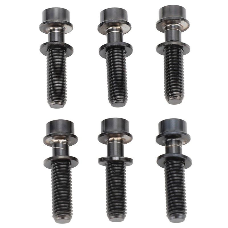 6PCS Bike Stem Bolts Titanium Alloy M5x20mm Bike Handlebar Stem