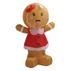 Valentines Day Inflatables Gingerbread Girl Waterproof Thickened Blow Up Gingerbread