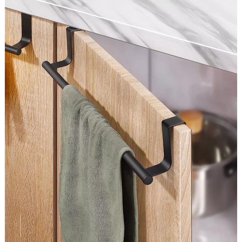 HIDERME Stainless Steel Towel Holder, Towel Hanger for Kitchen and