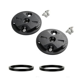ARYIMYDP 2 Sets Speedometer Mount with 2 Fork Washers, Bicycle Accessories, Bicycle Holder Adapter Base, Fixed Male Fit, Fixed Base, Replacement for Garmin, Easy and Easy Installation