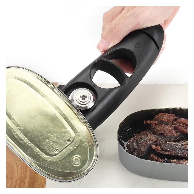 ieron 8 in 1 Tin Opener Manual Can Opener Multi-Function