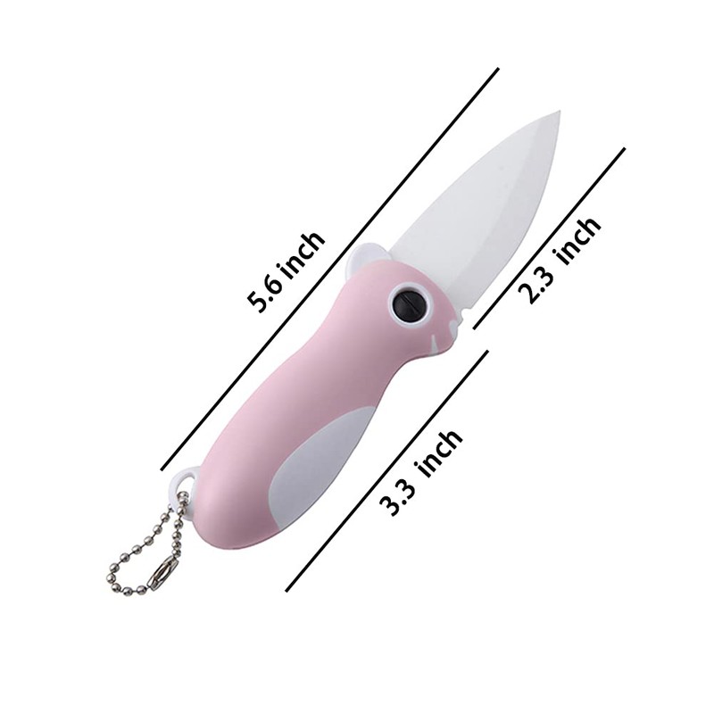 Hidoer Ceramic Paring Knife, Pocket Knife Folding Knife, Super Sharp