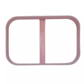 AJT CURVED RECTANGLE FRAME SHAPE COOKIE CUTTER MADE IN USA PR5156