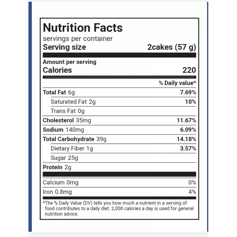 Tastykake Box of 4 Tastykake Butterscotch Krimpets