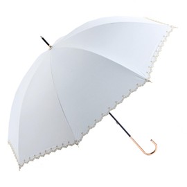 ThreeH Umbrella Hook Handle 190T Pongee Cloth Manual Open Manual Close with Curved Handle Edge Star Embroidery for Men Women‌