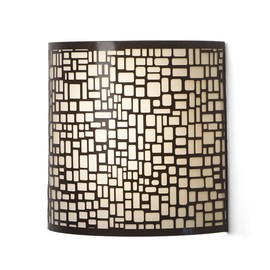 It's Exciting Lighting IEL-2901 London Barrel Wireless Wall Sconce, Amber