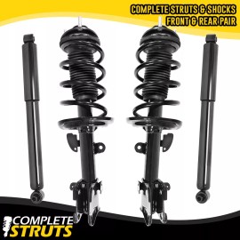 Unity Automotive 2007-2013 Acura MDX Front Complete Strut & Rear Shock Absorber Bundle