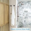 FILTA Bathroom Towel Hooks, Oil Rubbed Bronze Robe & Towel