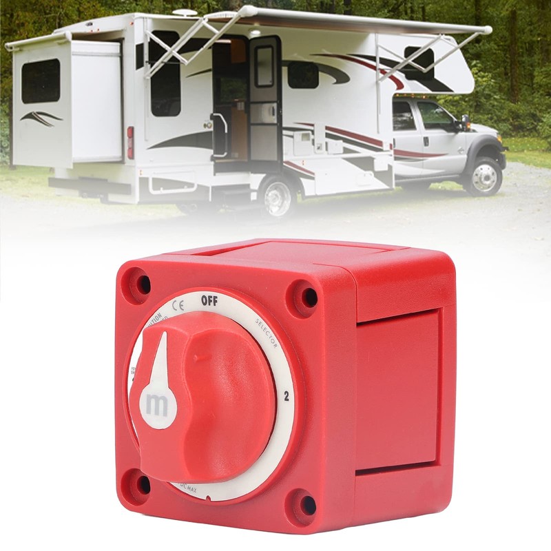 Zerodis マリンボート車トラックトレーラーrv用の300aバッテリースイッチ3ポジションデュアル回路パワーオフ切り替え絶縁体