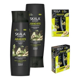 Shampoo Y Acondicionar Skala Aguacate Kit Cabello Hidratado