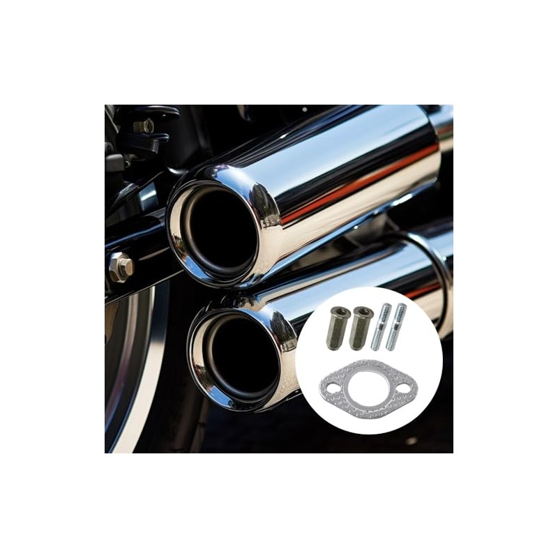 1 Set Exhaust Stud Bolt Nut Washer Seal Kit Exhaust
