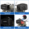 Waterproof Motorcycle Tail Luggage Bag, 48L-64L Expandable, a Rain Cover