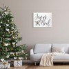 Stupell Industries Joyous Noel Christmas Canvas Wall Art, 24 x