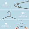 Byomostor Plastic Hangers 50 Pack, Light Weight Durable Clothes Hangers