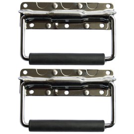 MF-Cases 2 x Folding Handle for Attaching Handle Suitcase Case Rack Box Carry Handle Box Handle