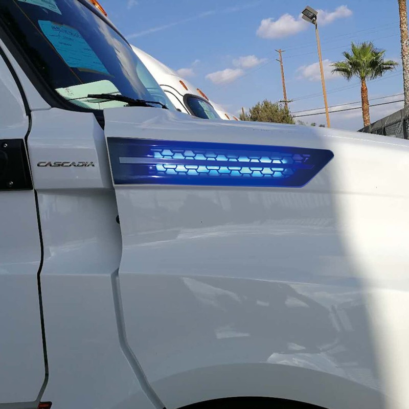 BOLANTON Cascadia Side Grille Air Intake Vent Replacement with LED
