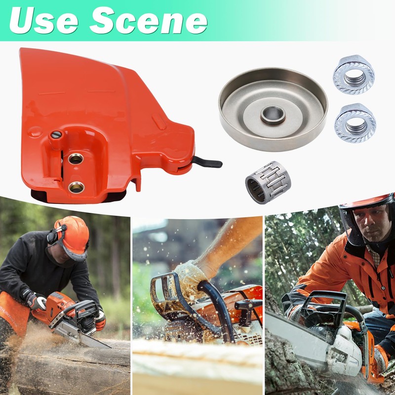 Adefol CS-370 CS-400 Chainsaw Chain Brake & 3/8" 7T Sprocket