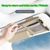 WiiLemz Car Visor Organizer, Multi-Pocket Sunvisor Storage with Sunglass Holder,