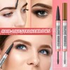 2in1 Augenbrauenstift mit Gel, Microblading pen & wasserfester brow pencil