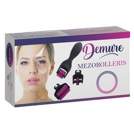 Demure Dermaroller 3-in-1, Beard Growth, Micro Needle Roller for Skin and Hair Care for Men and Women 0.25/0.50/1.00 mm, 0.50/1.00/1.50, Scar Roller (0.25/0.50/1.00 mm)