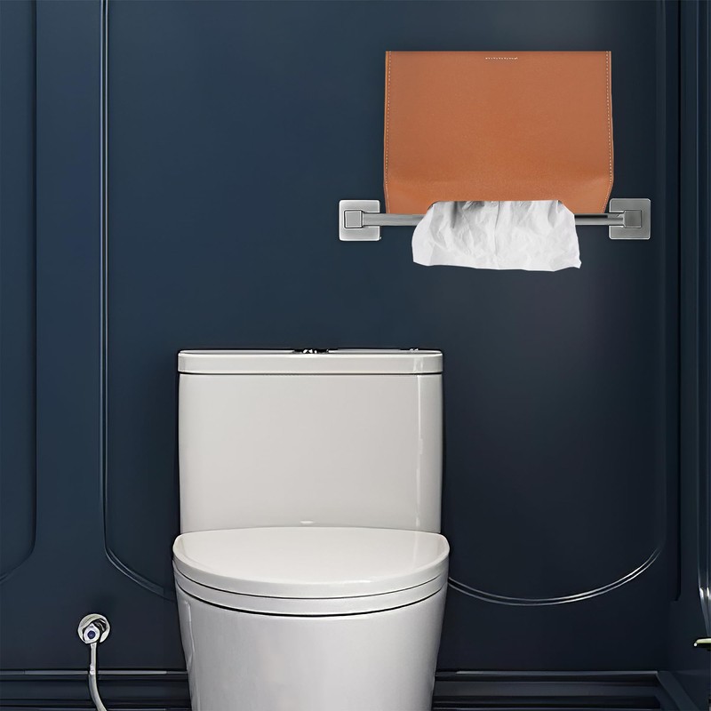 Haecsfl Leather Cover for Disposable Paper Hand Towel Box, Compatible