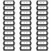 Dsjnf Metal Label Holder Black Metal Library Label File Drawer