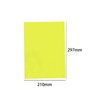 10PCS A4 Coloured Plastic Sheets,Plastic Light Filter Gel Reading Aid,A4