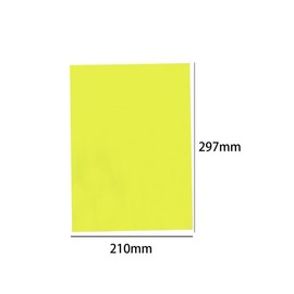 10PCS A4 Coloured Plastic Sheets,Plastic Light Filter Gel Reading Aid,A4 Colour Film,Transparent Yellow film For DIY