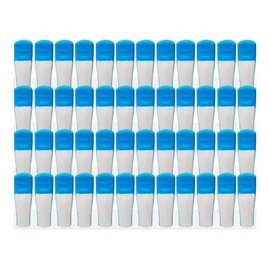 48 Clothes Pegs for Delicate Laundry with Soft Grip Clip Technology with Compression Springs Durable and Sustainable Blue