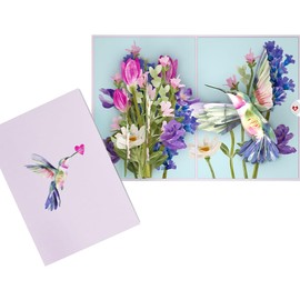 Lovepop Everyday Spring Floral & Bird Pop-Up Card for Her and Him - 3D Love Pop-Up Cards - Love in Bloom - 5" x 7" - Blank Notecard & Envelope Included