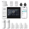 LWOHSI Wireless Home Alarm System with LCD Touch Screen,Smart Home