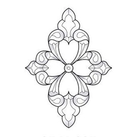 8" x 12" Exquisite Clear Glass Bevel Cluster EC603