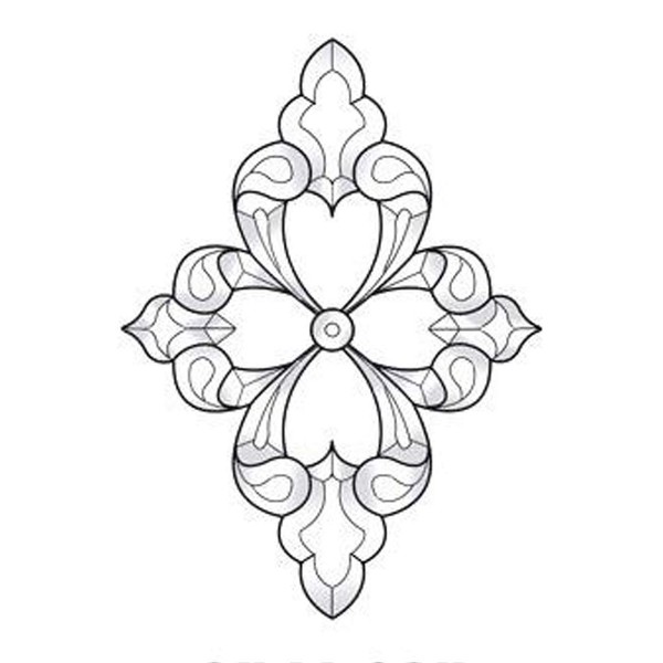 8" x 12" Exquisite Clear Glass Bevel Cluster EC603