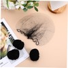 Outanaya 100pcs Invisible Elastic Mesh Hair Nets for Women Black