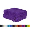 Pack of 10 Washcloths, Wash Mitts Set in Many Colours,