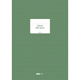 EDIPRO - E2916 - Size Book 47 Numbered Pages f.to 10,5x15