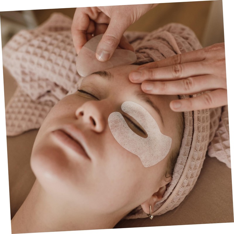 TOVINANNA 1000pcs Pure Cotton Eye Patches Eye Moisturizing Mask Disposal