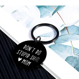 Unilirace Dont Do Stupid Shitkeychain, Teen Girls Boys Gift Ideas Birthday Gifts for Teen Boys Girls Grandson Granddaughter Gifts from Grandma Stocking Stuffers for Teen Girls Boys