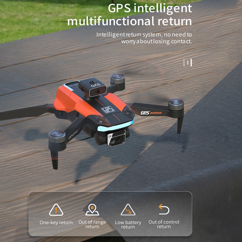 Remote Control GPS Drone with Dual Camera 8K Foldable Headless