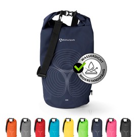 #DoYourOutdoor Dry Bag | Waterproof Backpack | Waterproof Bag & Pack Sack | 2L 5L 10L 20L 30L Dry Bag in 2 Styles and Many Colours | Ideal for Boat, Kayak, Fishing and Camping, darkblue, sonar
