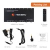 J-Tech Digital HDMI Audio Extractor Switcher 4x1 HDMI 2.0 4K