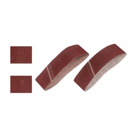 HARFINGTON 6 x 48 Inch Sanding Belts, 20 Pcs 80/120 Grits Aluminum Oxide Abrasive Belt Sander File Belt for Woodworking, Metal Polishing, Knife Sharpener