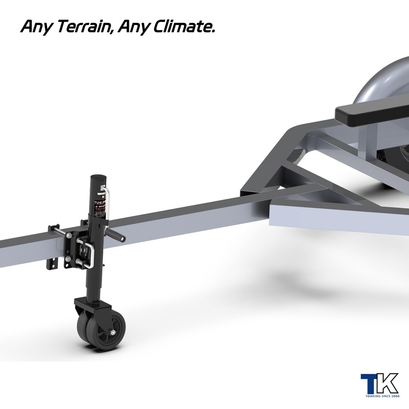 TOWKING 2000 lbs Upgraded Boat Trailer Jack, 10" Lift, Bolt