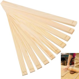 Hayaww 5 Size Pottery Tools Rolling Pin Guide Rods Guides for Wooden Rolling Pins for Pottery Wood Panels Pottery Tools Rolling Pin Guides Baking Rolling Rolling Wood 3, 4, 5, 6, 7 mm (A)
